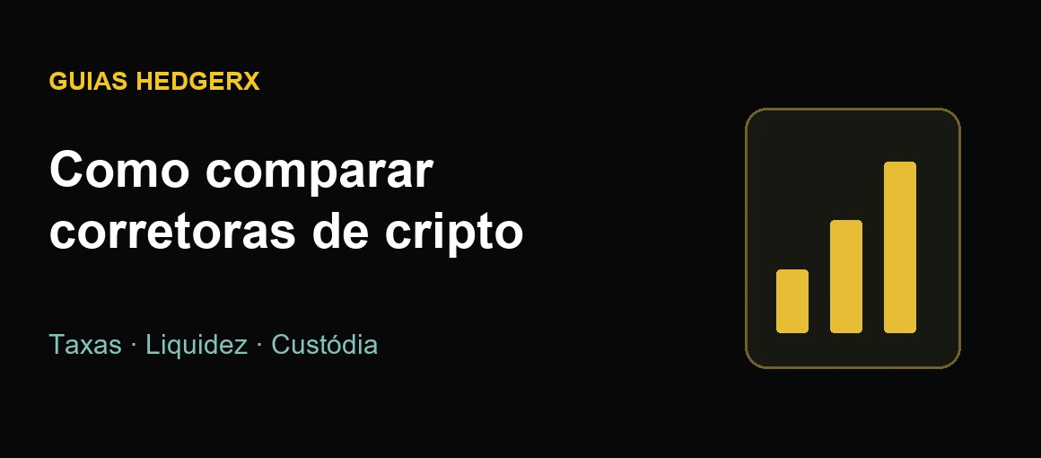Como comparar corretoras de criptomoedas